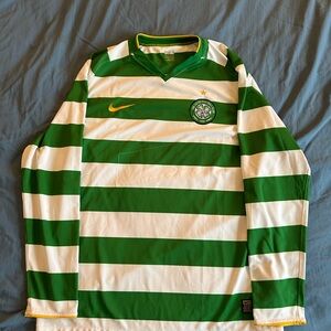 VINTAGE NIKE CELTIC FC HOME LONG SLEEVE JERSEY 2012/13 SIZE XL FOOTBALL KIT
